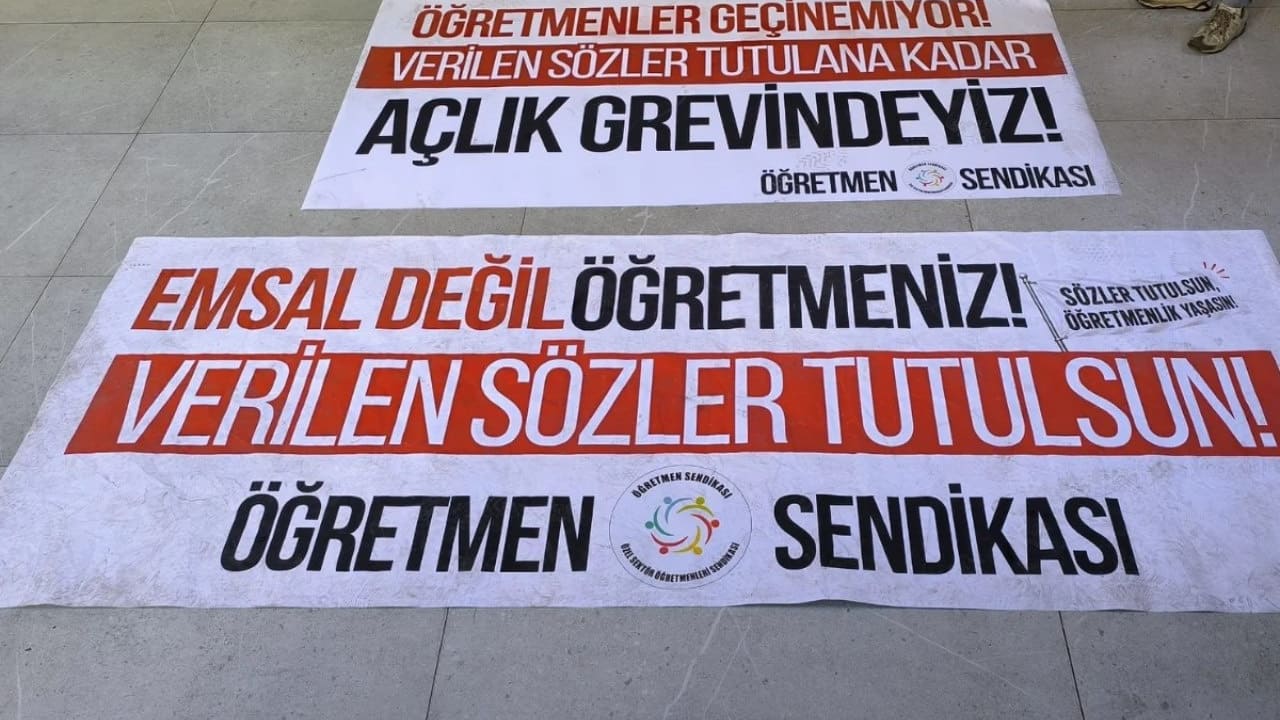 Özel sektör öğretmenleri açlık grevini bitirdi: Mücadele sürecek