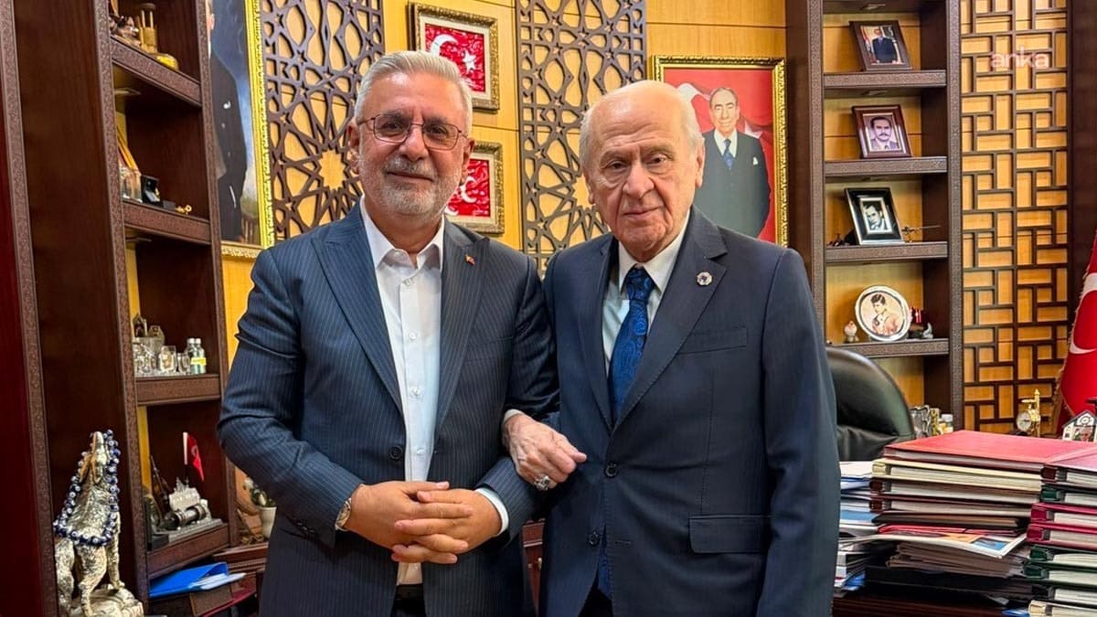 Mehmet Metiner, Devlet Bahçeli'yi ziyaret etti: 