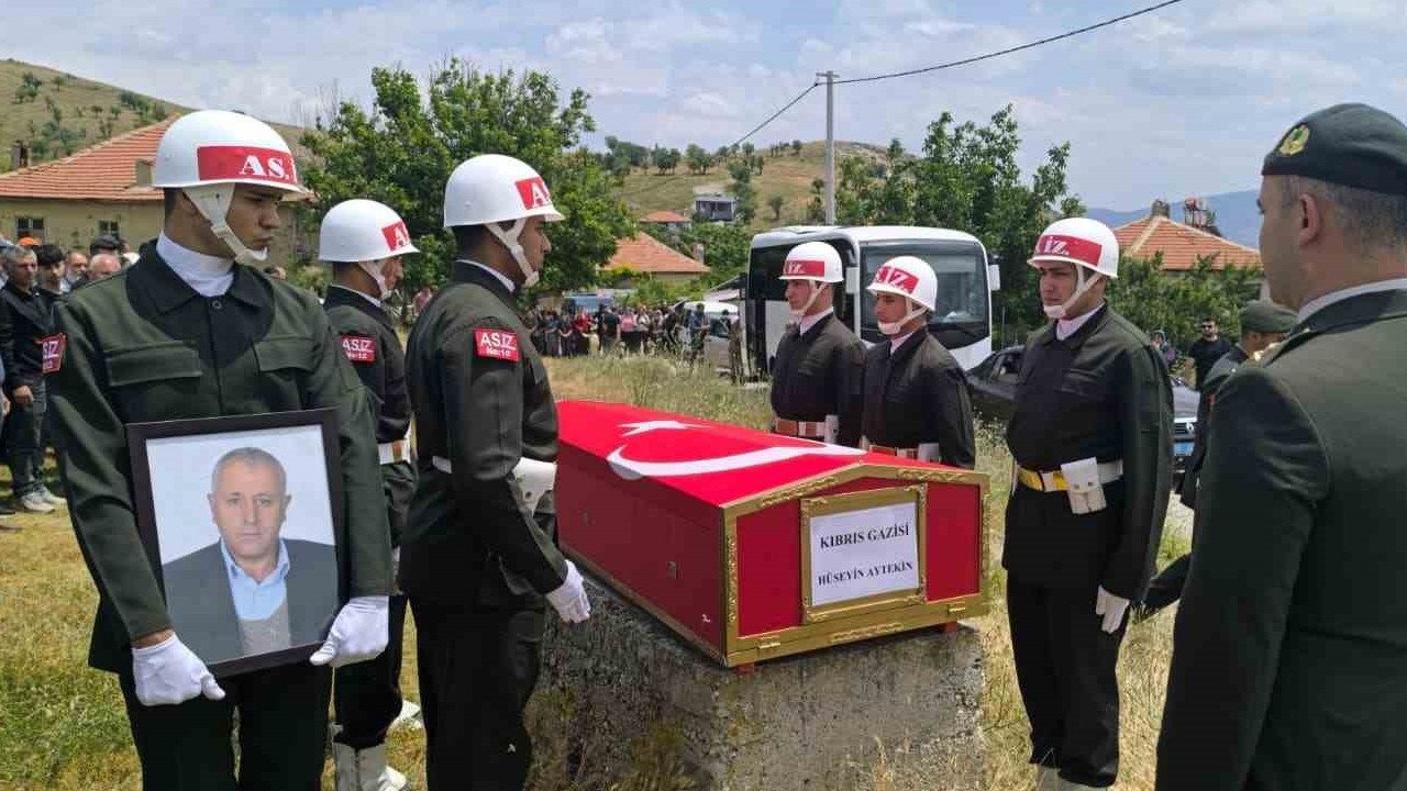 Kıbrıs Gazisi Hüseyin Aytekin Son Yolculuğuna Uğurlandı