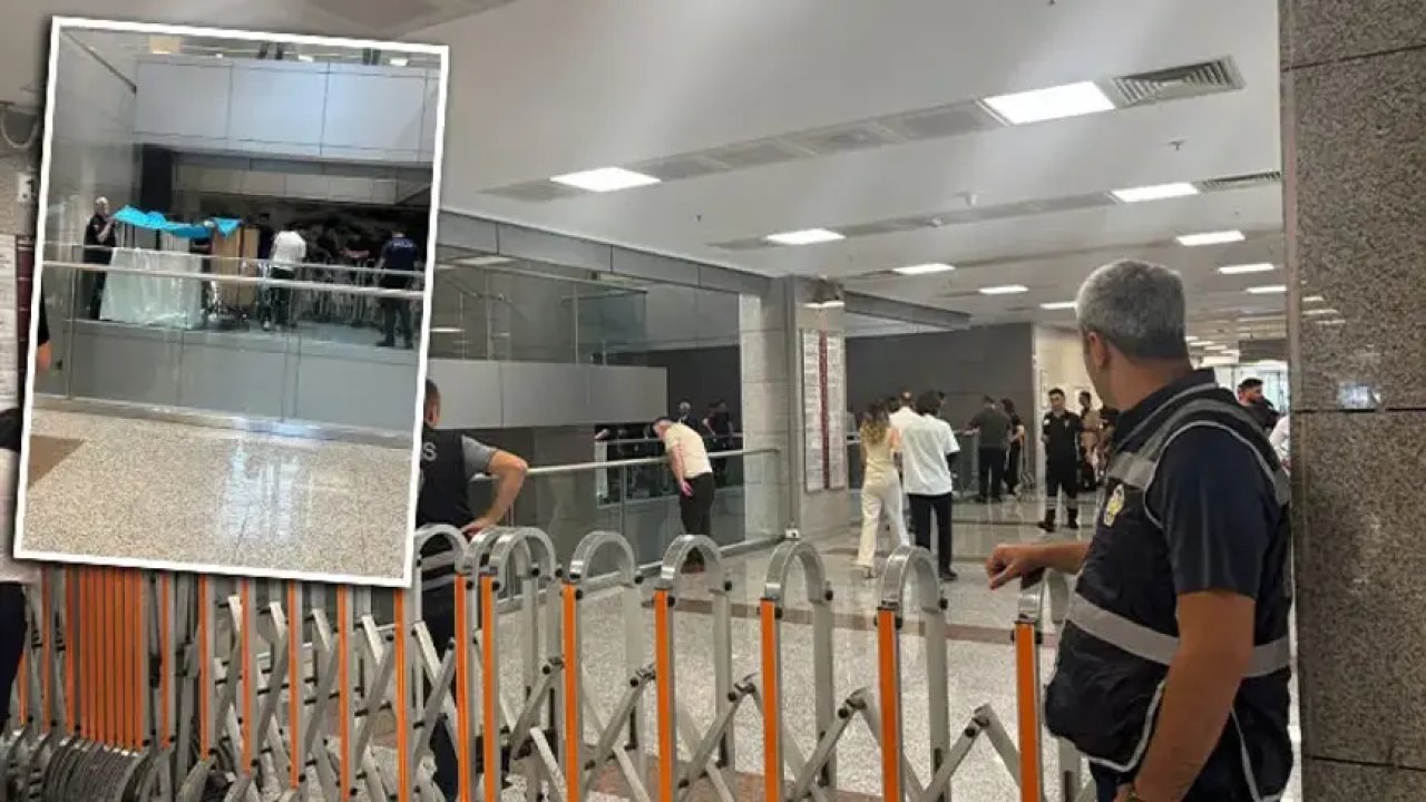 Çağlayan Adliyesi'nde Trajik Olay! Şüpheli 6'ncı Kattan Düşerek Yaşamını Yitirdi!