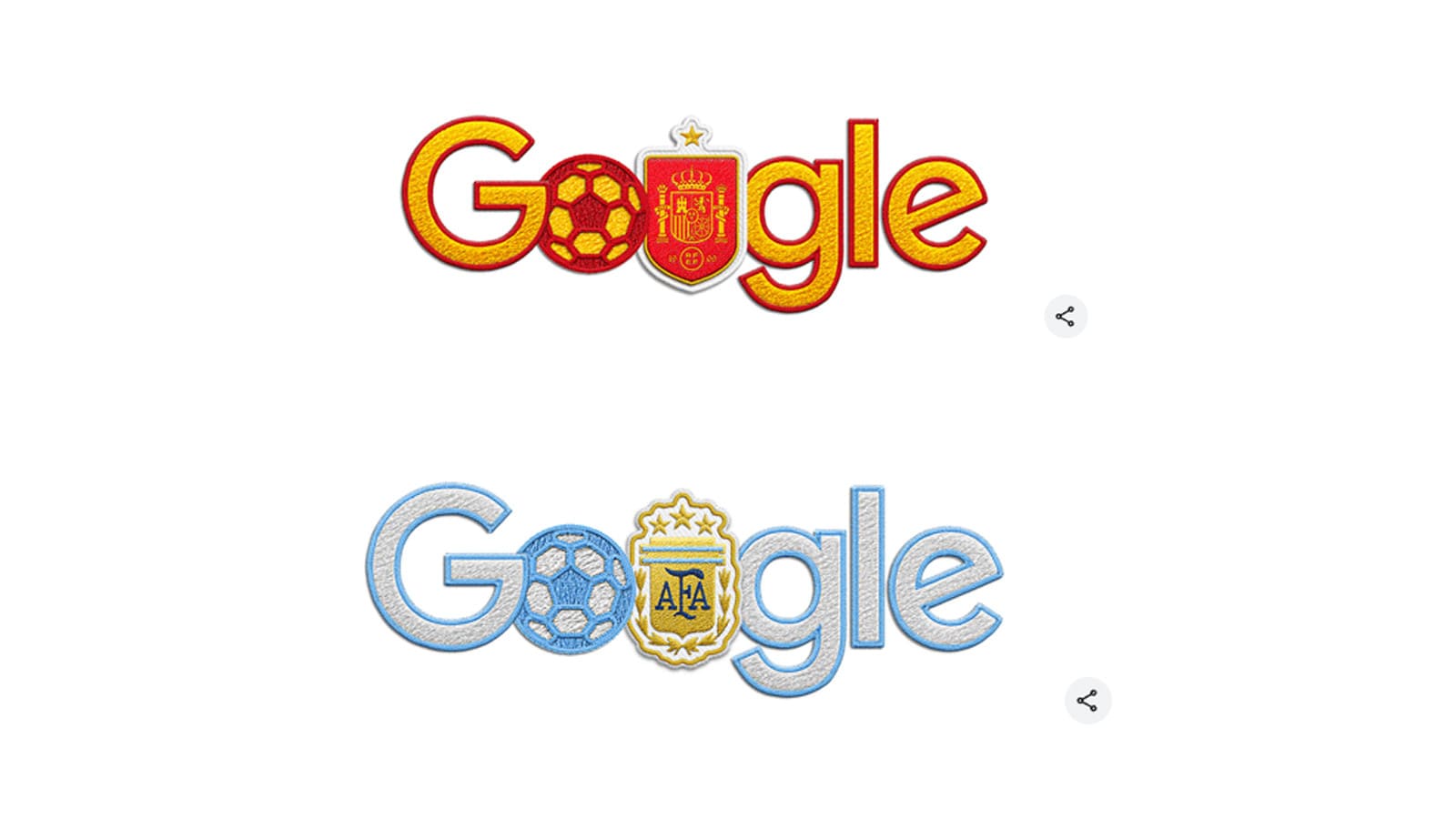 Google'dan Dünya Kupası finaline özel doodle! Ana sayfa futbol temasıyla yenilendi