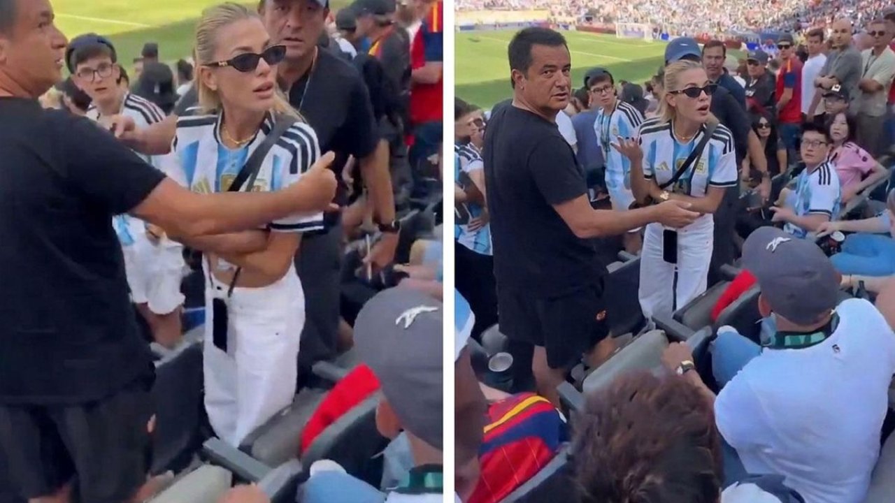 Dünya Kupası finalinde Acun Ilıcalı'nın eşine tribünden tepki: 