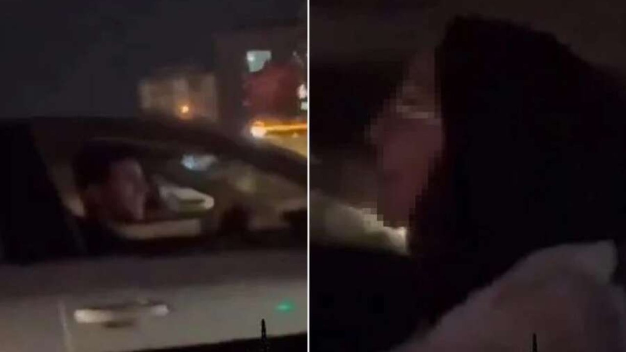 Sosyal medyayı ayağa kaldıran görüntü! Araçtan erkeklere laf attılar: Bir tane daha sevgilin olsun!