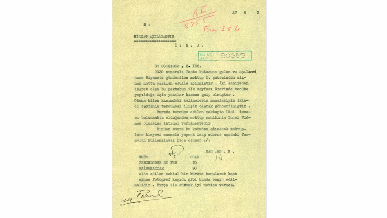 MİT'ten tarihi belge paylaşımı! Gizli yazışmaların şifrelerini çözme yöntemi ortaya çıktı