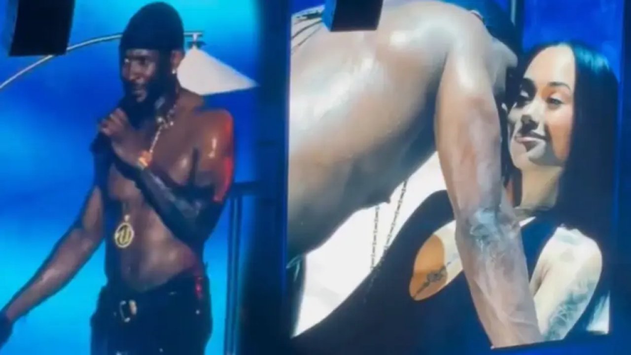 Usher sahnede hayranını yatağa götürdü! Beklemediği tepkiyle şoke oldu