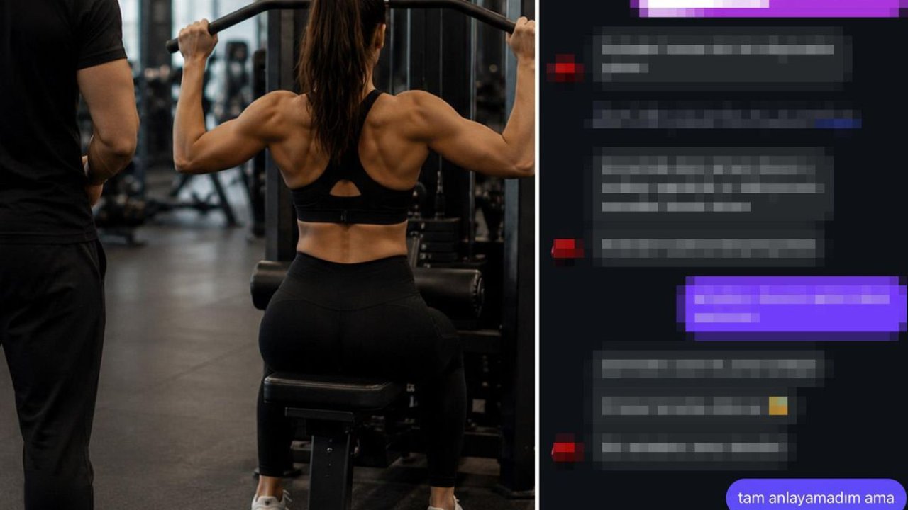 Fitness eğitmenine gelen mesajlar şaşkına çevirdi! 