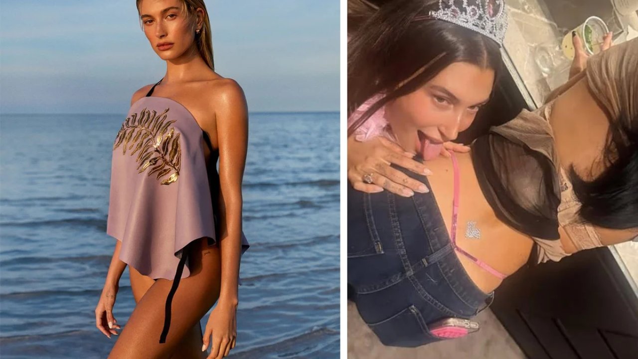 Hailey Bieber’ın partideki görüntüsü olay oldu! Sınırları zorlayan hareket!