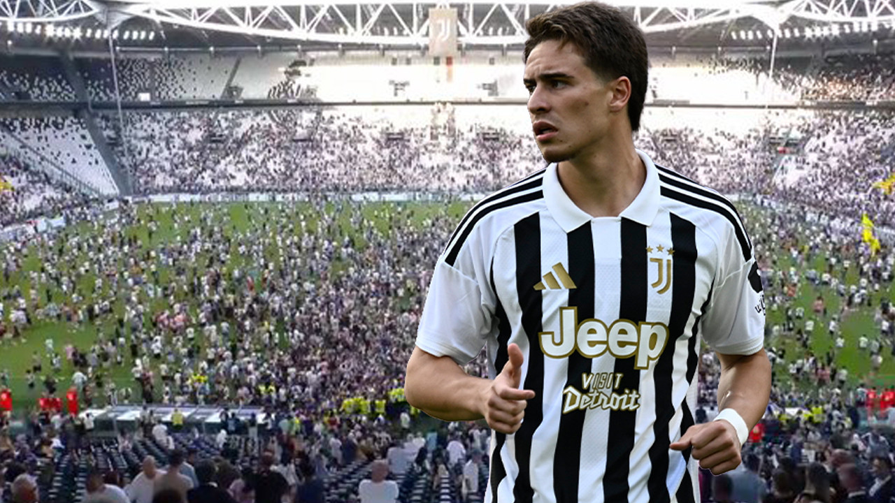 Kenan Yıldız’dan baş döndüren asist! Juventus maçında taraftarlar sahaya daldı!