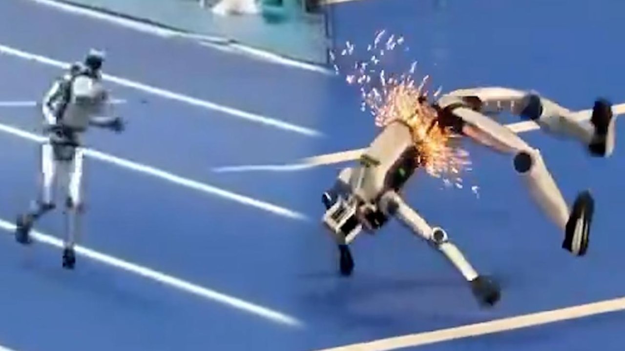 Usain Bolt'u bile geride bırakan robot atlet çakıldı! Dünya bu anları konuşuyor!