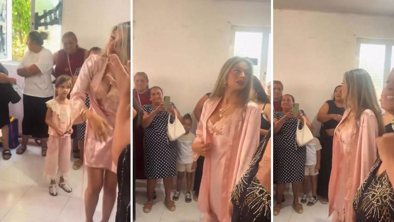 Bu nasıl gelenek? Düğün sonrası gelini gerdeğe hazırladılar, görüntüler olay oldu!