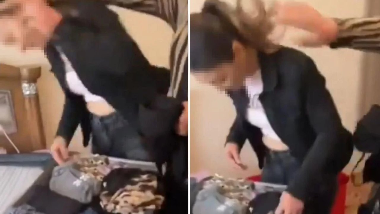 Ev sahibinin çalışanının bavulundan çıkanlar şoke etti! O anları kaydetti: 