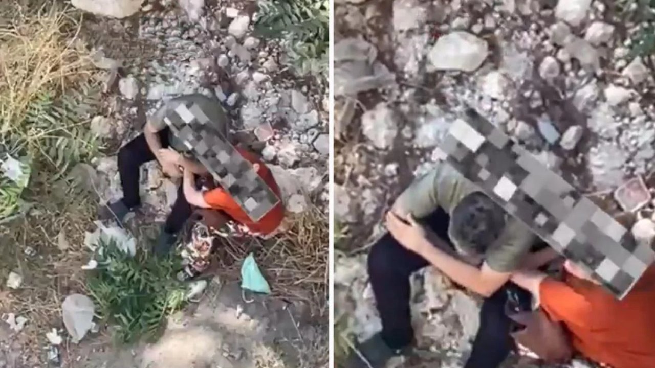 İzmir Buca’da mide bulandıran görüntüler! İki kişinin uygunsuz görüntüleri tepki topladı!