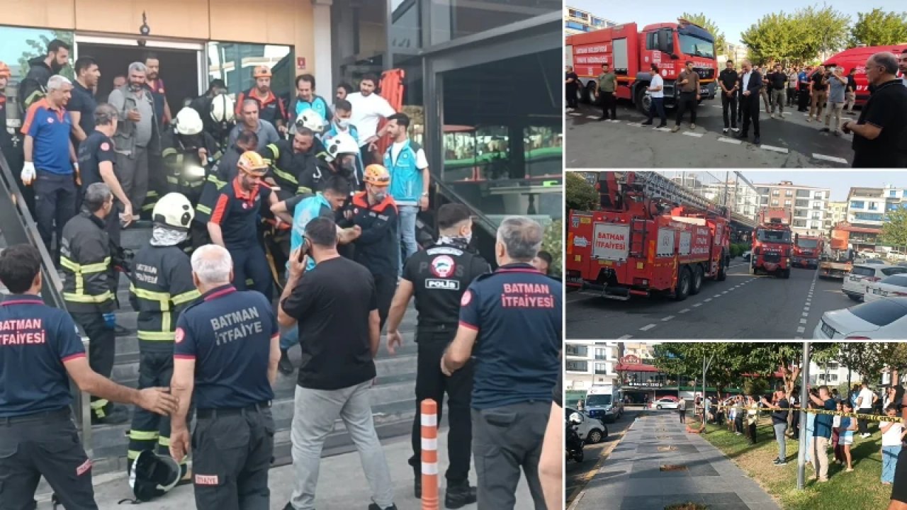 Batman’da spor salonunda yangın çıktı: Ölü ve yaralılar var!