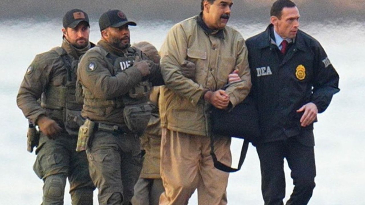 ABD'nin alıkoyduğu Maduro aylar sonra ortaya çıktı! İki yeni fotoğraf paylaştı!