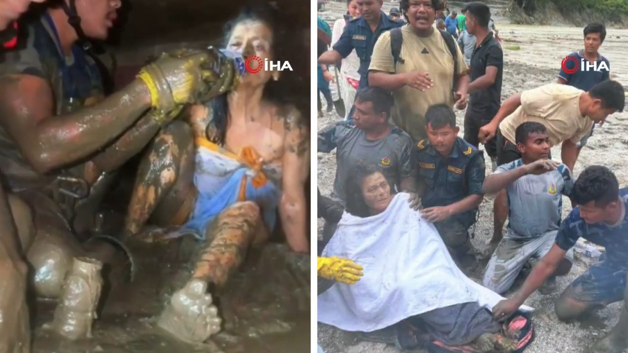 Nepal’de 11. gün mucizesi: 64 yaşındaki kadın enkazdan sağ çıkarıldı!