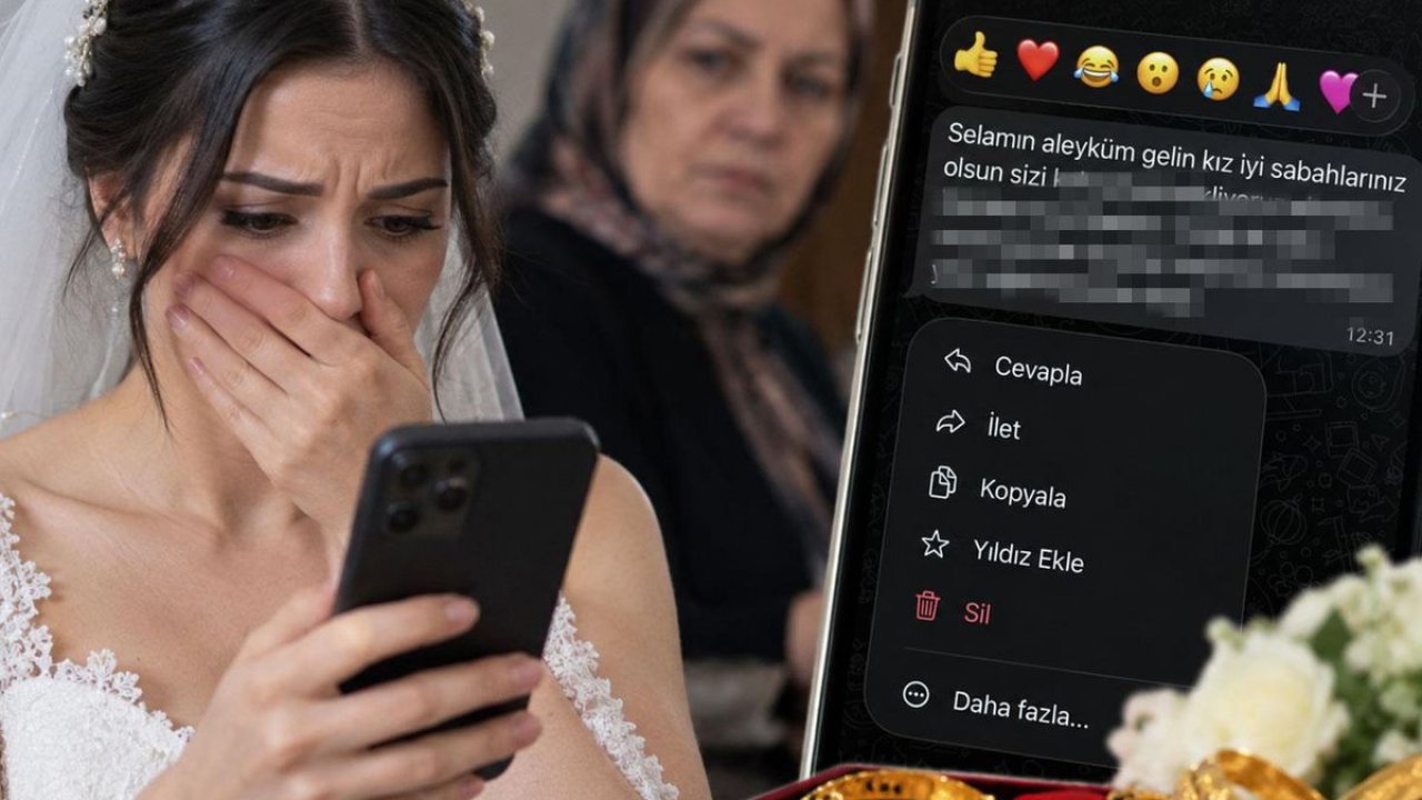 Yeni gelin düğününün ertesi günü kaynanasından gelen mesajla neye uğradığını şaşırdı!