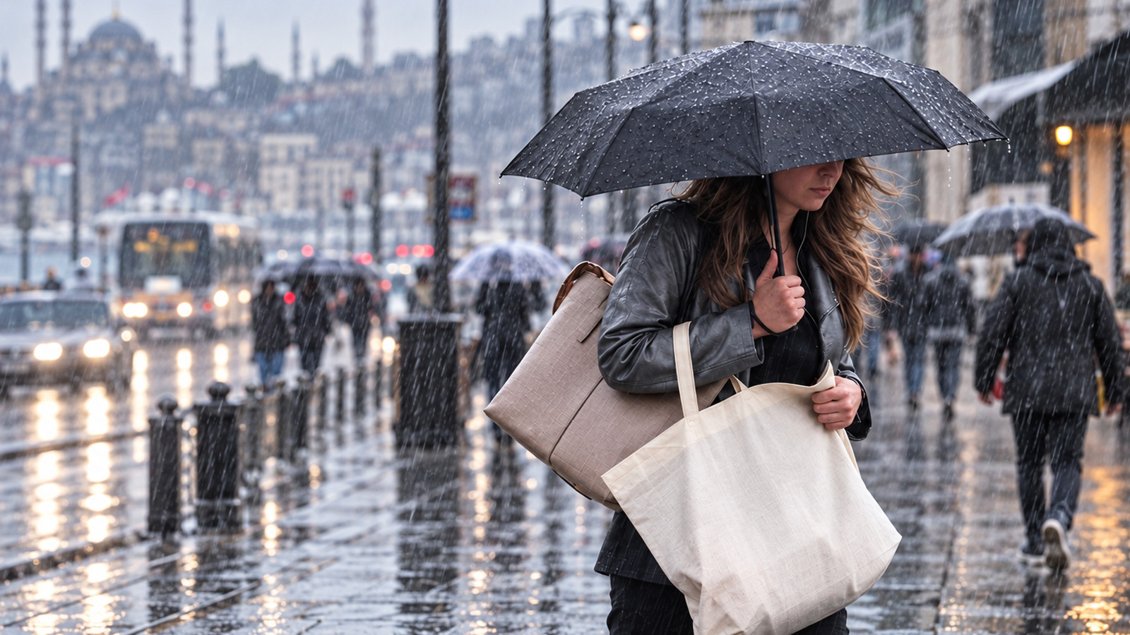 Meteoroloji yeni haritayı yayımladı: İstanbul dahil 11 il için sağanak alarmı!