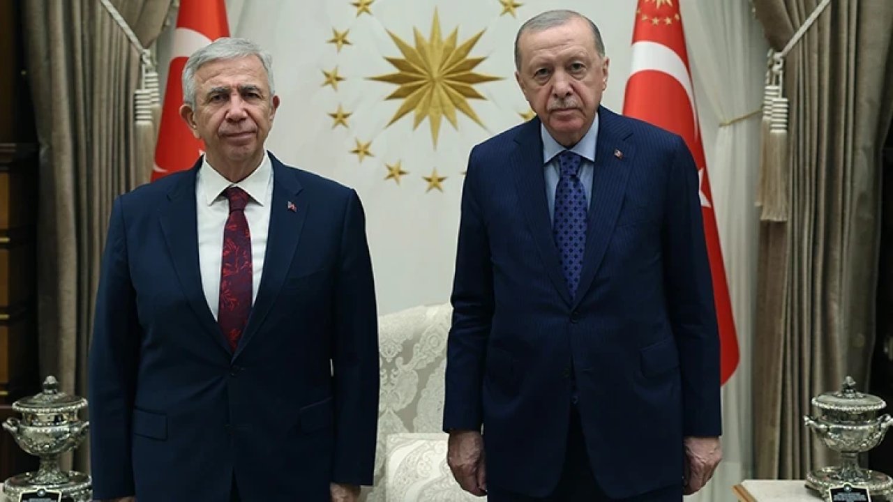 Cumhurbaşkanı Erdoğan, Mansur Yavaş ile Görüştü!