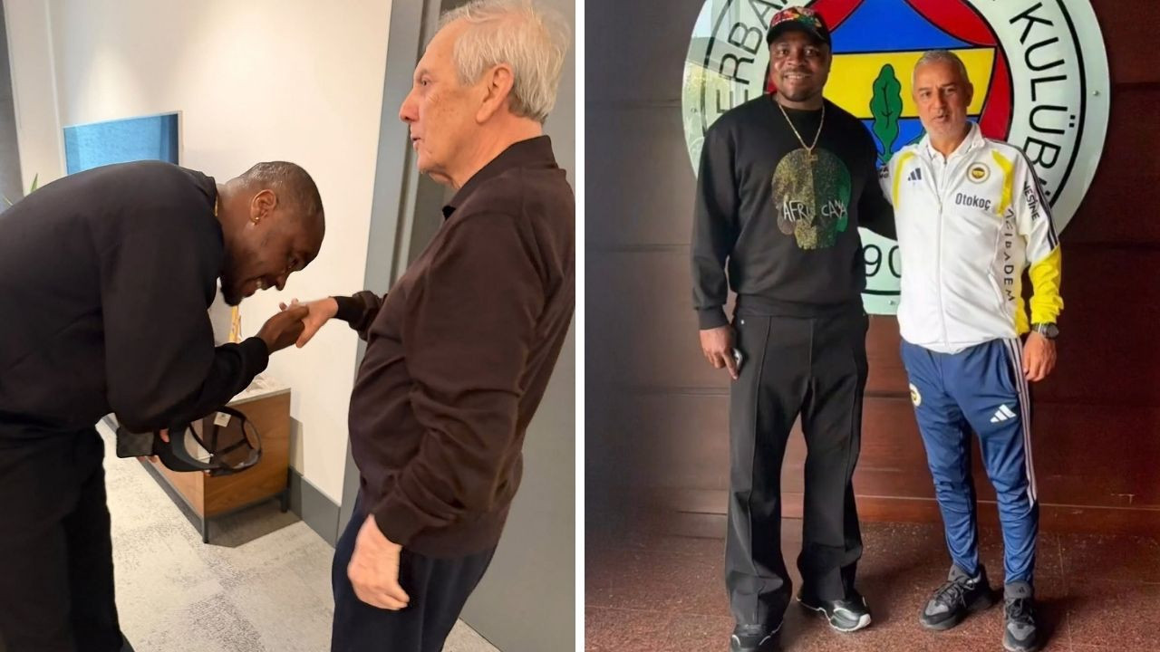 Emenike’den Fenerbahçe Ziyareti! İsmail Kartal’la Görüştü, Aziz Yıldırım’ın Elini Öptü!