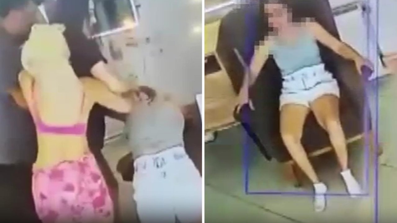 Adana Seyhan’da 4 Kadın Birbirine Girdi! Birinin Başını Defalarca Masaya Vurdu!