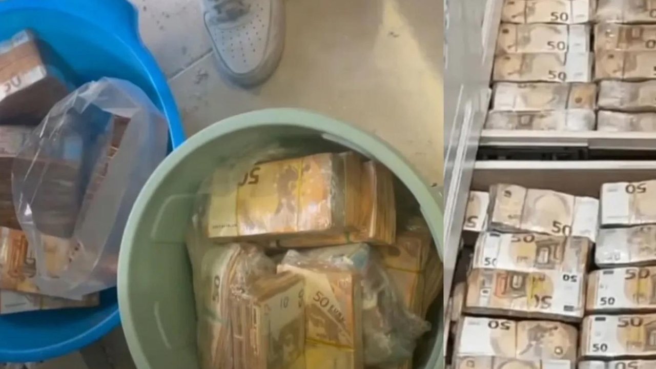 Ev değil sanki banka! Duvarlardan ve fayansların altından milyonlarca Euro çıktı!