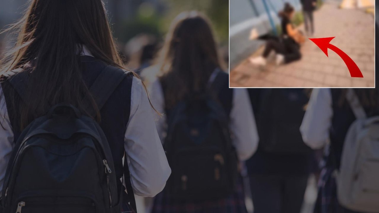 Gençlik Nereye Gidiyor Dedirten Görüntü! Öğrencilerin Kavgası Kamerada!
