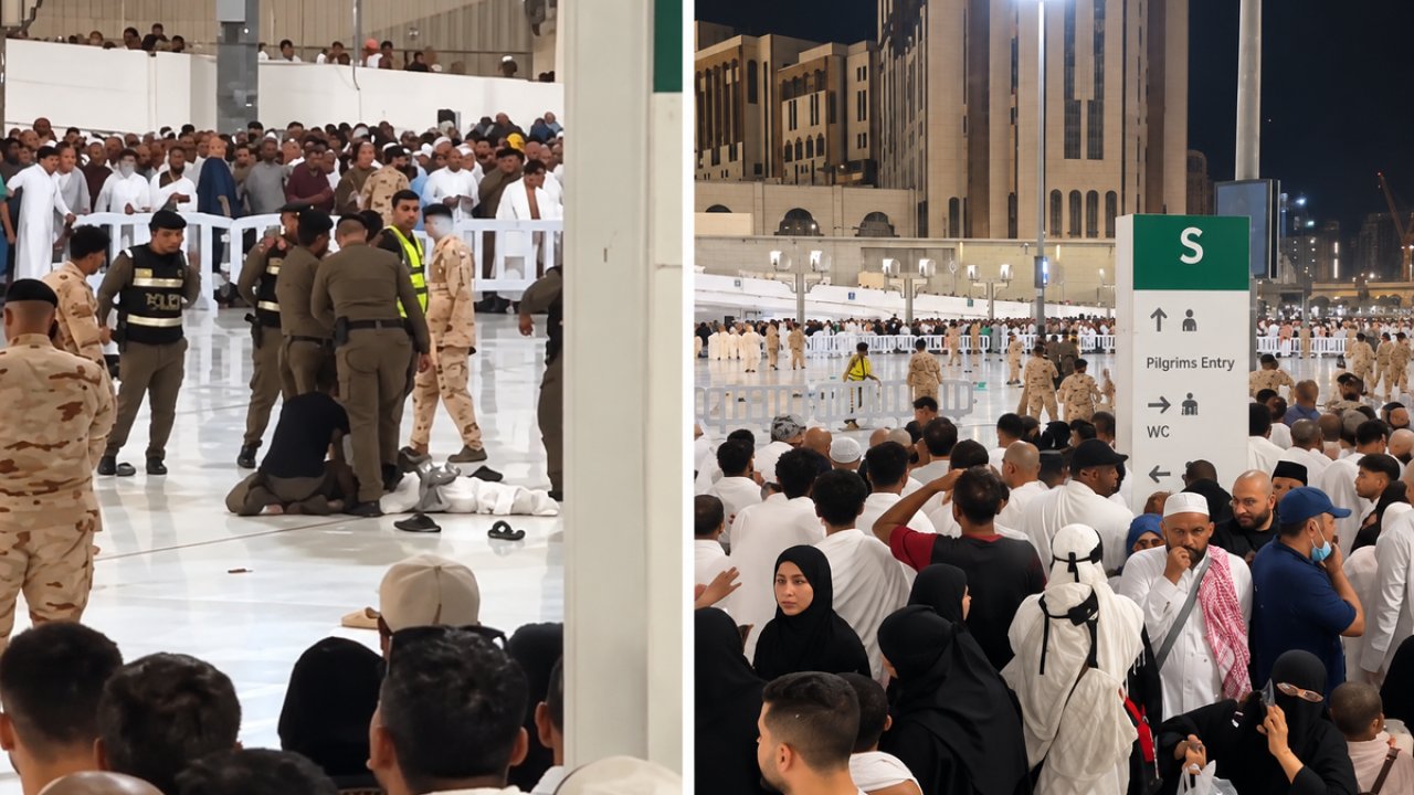 Mescid-i Haram'da Korku Dolu Anlar! Canlı Bomba Alarmı Verildi!