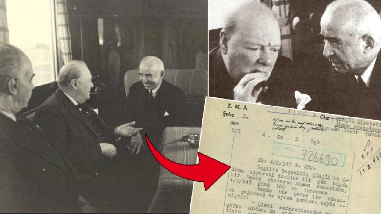 MİT Arşivinden Çıktı! İnönü-Churchill Görüşmesinin Almanlara Yansıması!