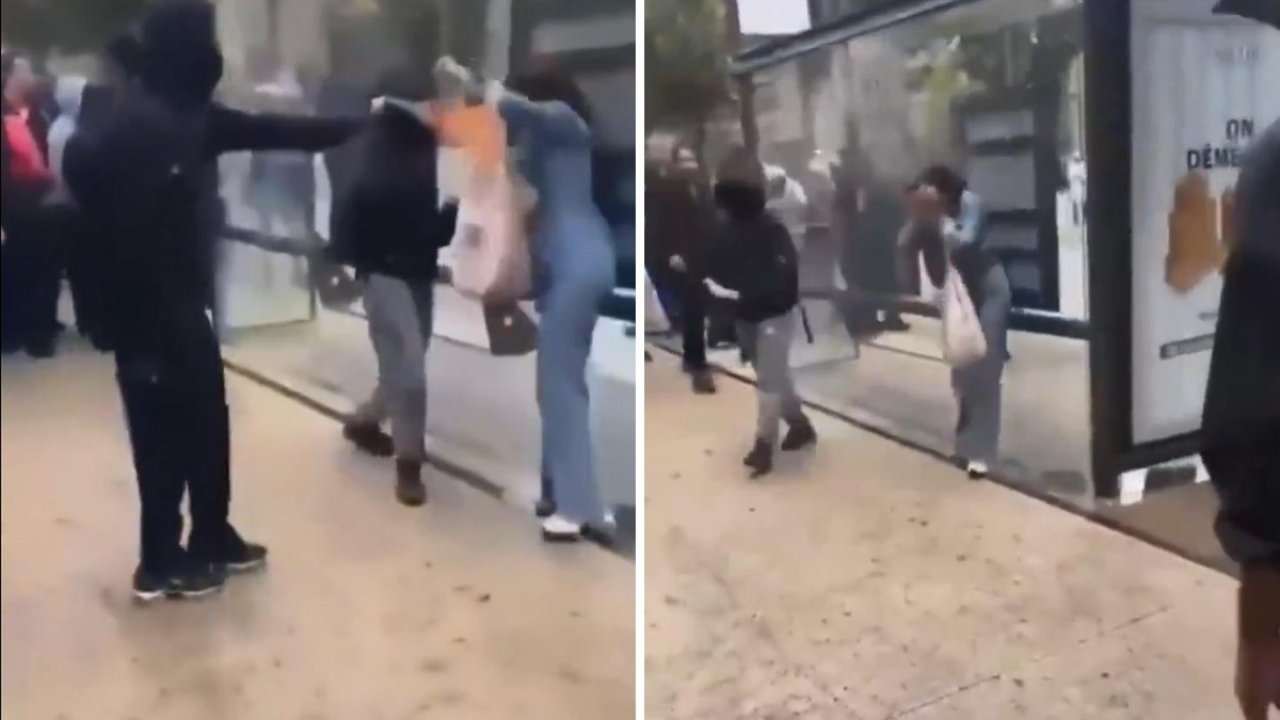 Marsilya’daki Protestolarda Gerilim Tırmandı! Kadına Alevli Saldırı!