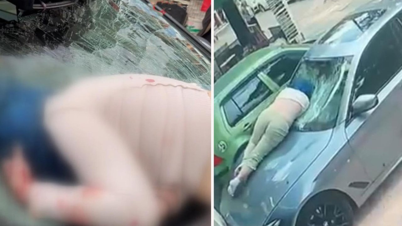 Ankara’da Otelin 6. Katından Düşen Kadın Otomobilin Üzerine Çakıldı! Durumu Kritik!