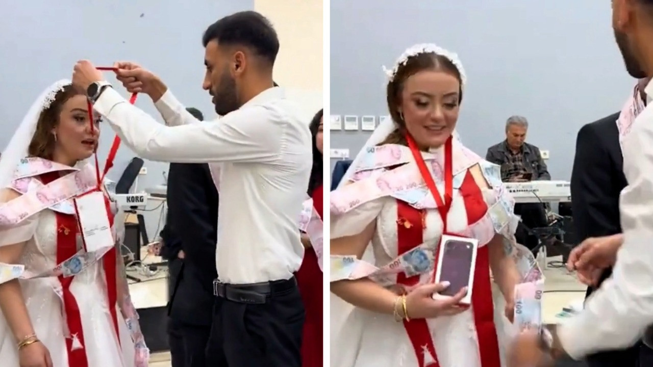 Gelin Altın Bekliyordu, Boynuna iPhone Taktılar! Düğünde Herkes Şaşkına Döndü!