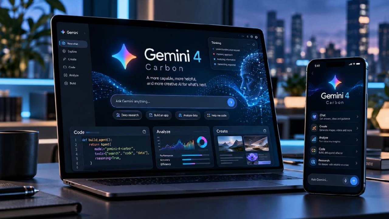 Google’dan Gemini 4 Sürprizi! Daha Gelişmiş Carbon Modeli Ortaya Çıktı!