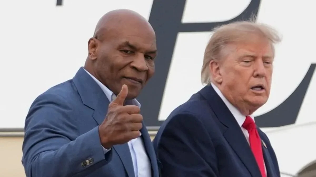 Mike Tyson'dan Trump'a dikkat çeken destek! Mitingde söyledikleri gündem oldu