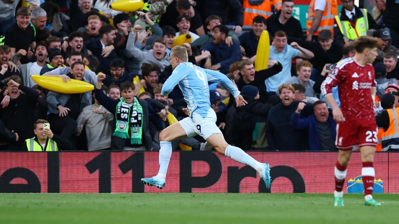 Manchester City'den Anfield'da gövde gösterisi! Liverpool'u 3-0 yendi