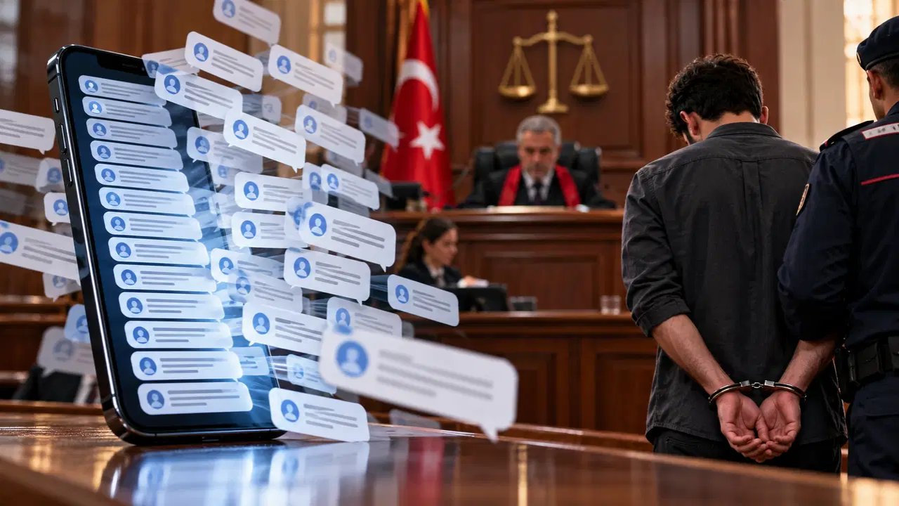 Akrabasına bir günde 45 mesaj gönderdi, hapis cezası aldı