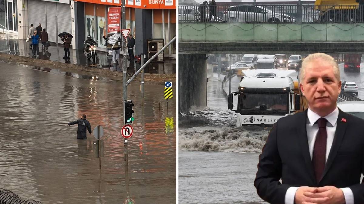 İstanbul'da Sağanağın Bilançosu Ağırlaştı! 1.277 Su Baskını, 15 Heyelan!