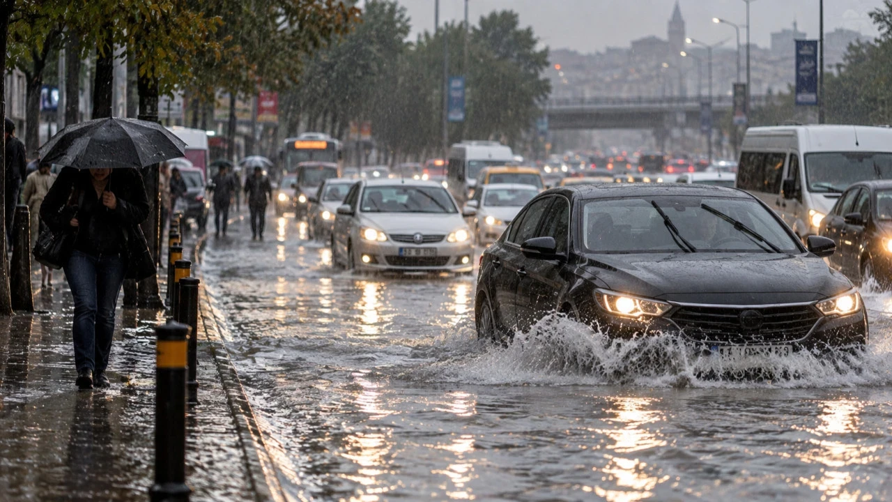 İstanbul'da sağanak hayatı durdurdu! Yağmurun biteceği gün belli oldu