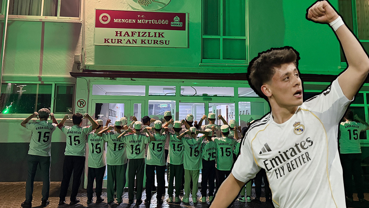 Arda Güler'den Mengen'deki hafızlık öğrencilerine anlamlı sürpriz! İmzalı formasını gönderdi!