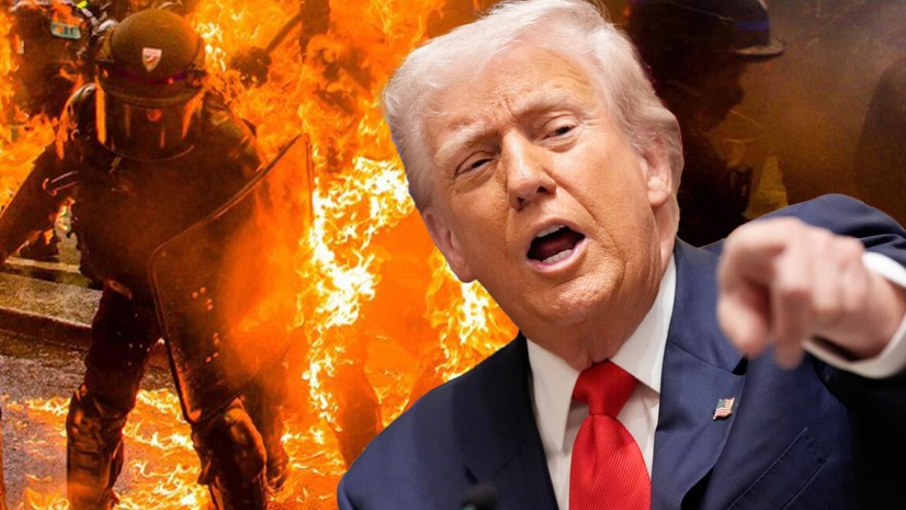 Trump warns France to close borders amid protests