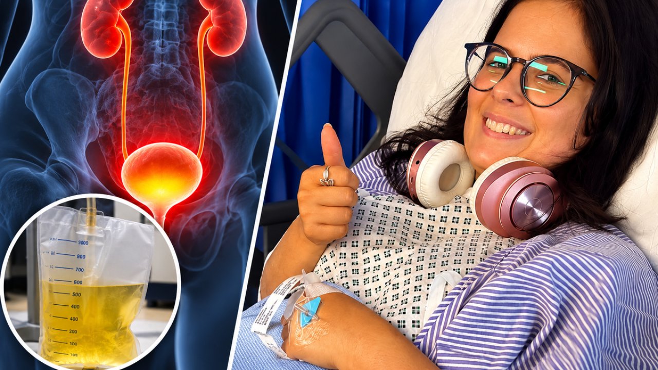 2,5 Yıldır İdrarını Yapamıyor: Mesanesinden 1 Litre İdrar Çıkarıldı!