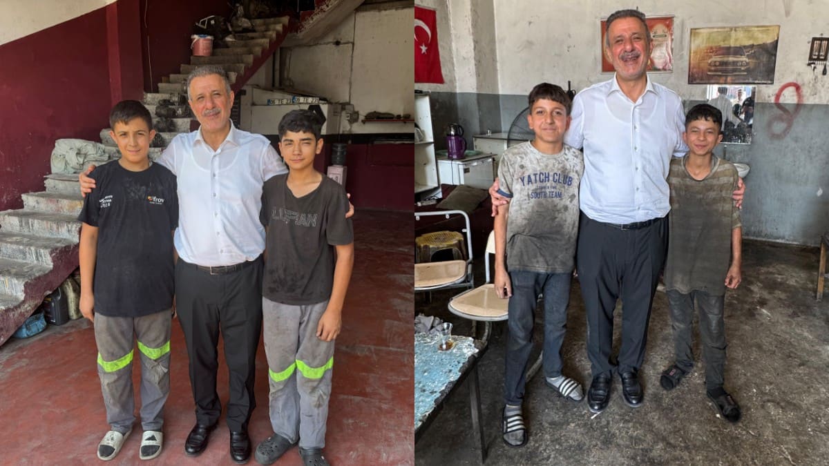AK Partili vekilin çocuk işçilerle yaptığı paylaşım olay oldu: Yorumları kapattı