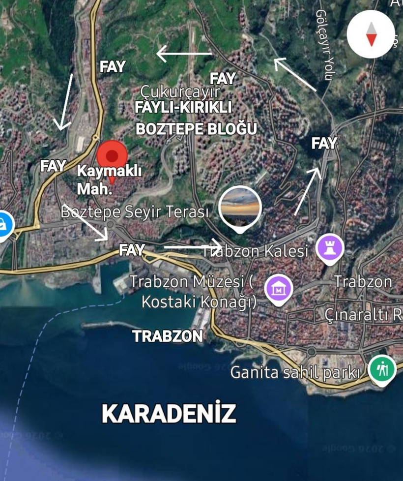 Osman Bektaş Açıkladı! Trabzon’daki Heyelanların Nedeni Faylı ve Kırıklı Yapı!