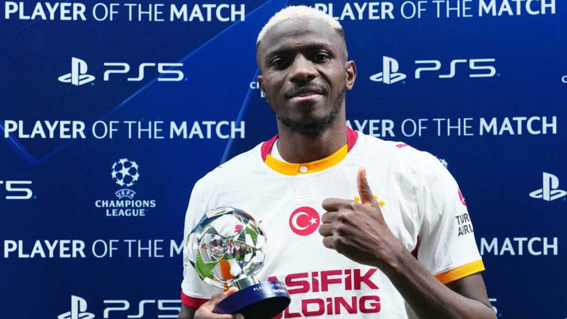 Victor Osimhen Lille maçının oyuncusu seçildi!