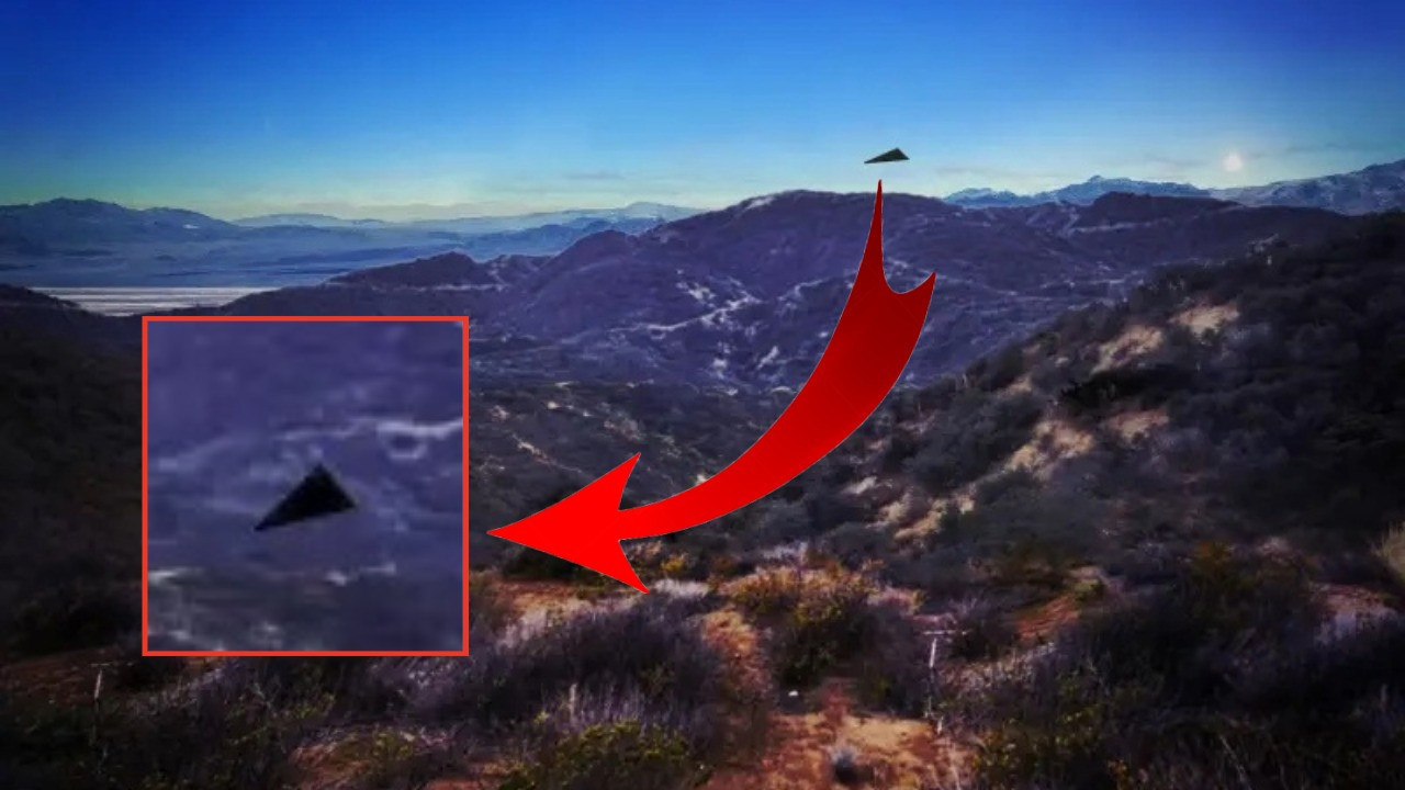 UFO Dosyalarından Çıktı! Gizli Askeri Üslerin Üzerinde Siyah Üçgenler Görüldü!
