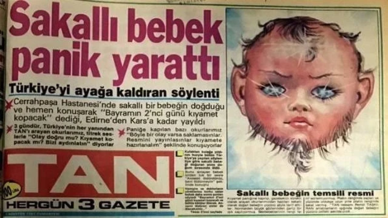 Sakallı Bebek Efsanesi 39 Yıl Sonra Geri Döndü! Bu Kez Bıyıklı Bebek Gündemde!