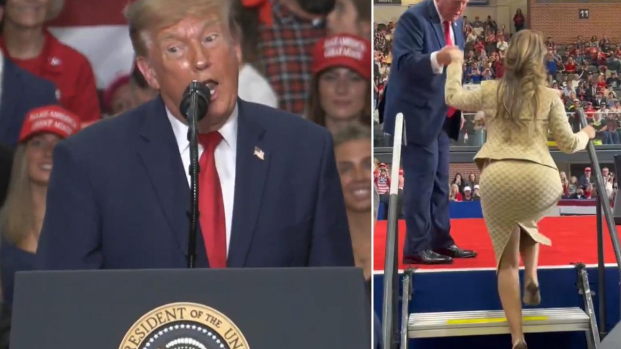 Trump'tan Nicki Minaj'a Dikkat Çeken Sözler: “O Kalçayı Gözden Kaçırmak Zor”