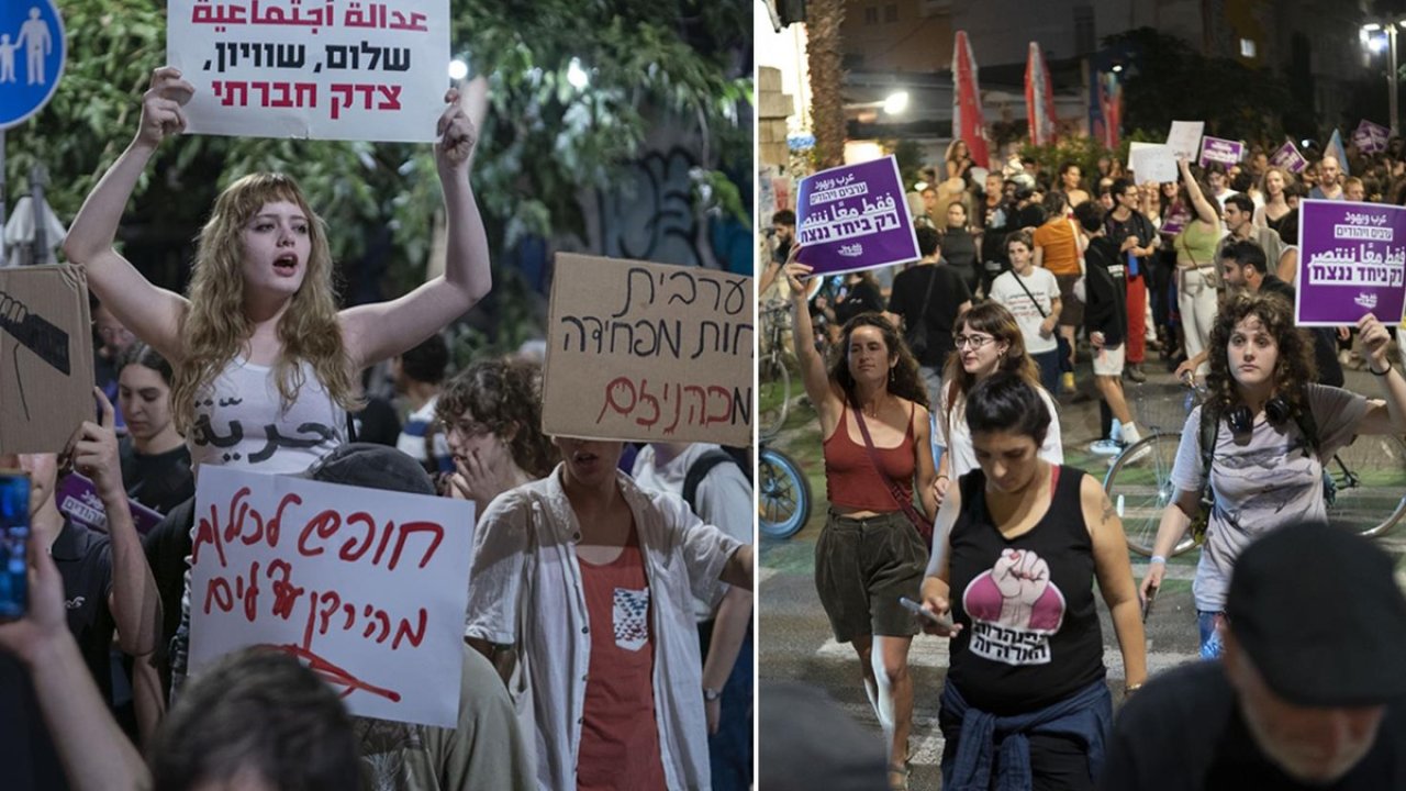 İsrail'de Seçim Sonrası Protestolar Büyüyor: Netanyahu'ya İstifa, Yahudi-Arap Hükümetine Destek
