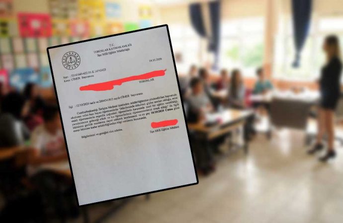 İlçe Milli Eğitim Müdürlüğü'nden skandal istek: Mini etekli öğretmenlerin bilgisini verin