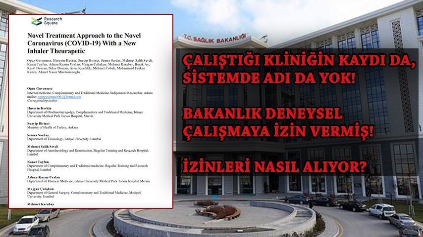 Bakan Yardımcısı’yla koronavirüs çalışmasını yapan kişi doktor bile değilmiş!