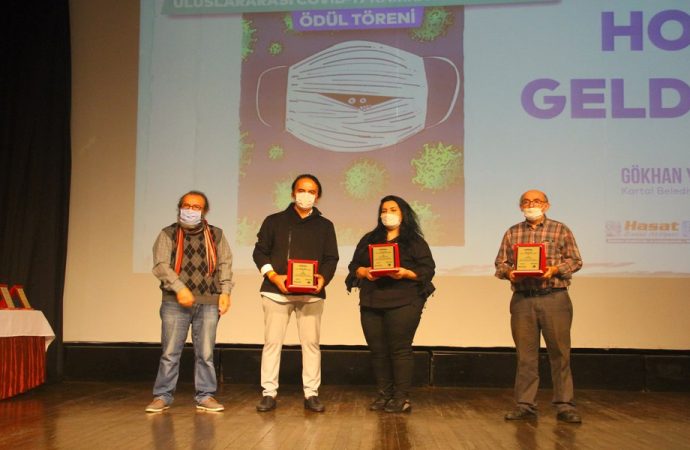 Kartal Belediyesi uluslararası Covid-19 Karikatür Yarışması Ödül Töreni düzenledi